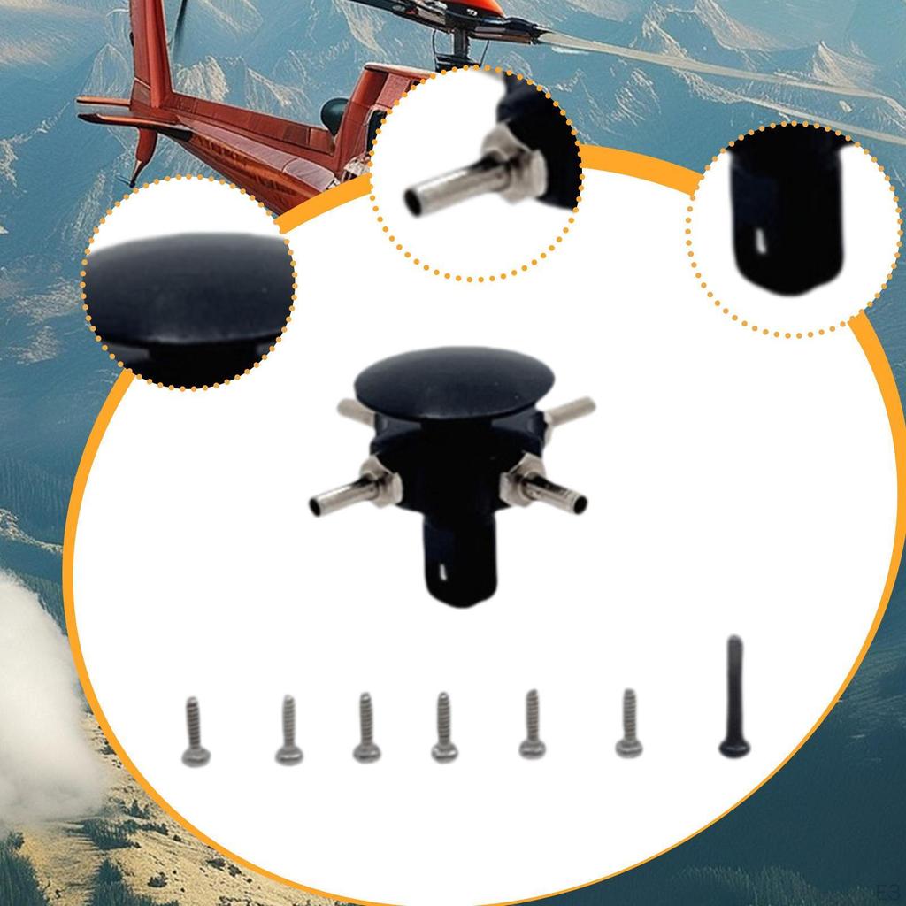 RC Rotor Head for K124 K170 Lightweight Spare Parts Tear Resistant Practical Aluminum Functional