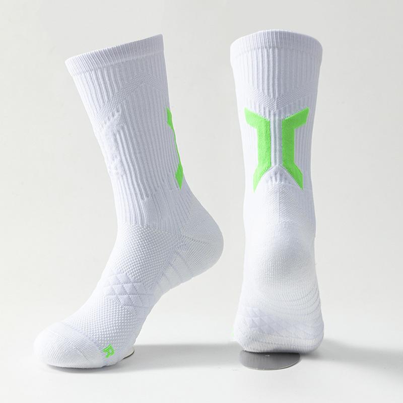 

Basketball Fitness Socks, Breathable Sports Special Long Tube Running Training Quick-drying Medium Long Tube Socks 1 pair