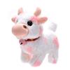 Kids Electric Plush Animal Toy Walking Tail Wagging Interactive Elephant Sheep Cow Panda Plushie Toy Toddlers Educational Simulation Animal Toy