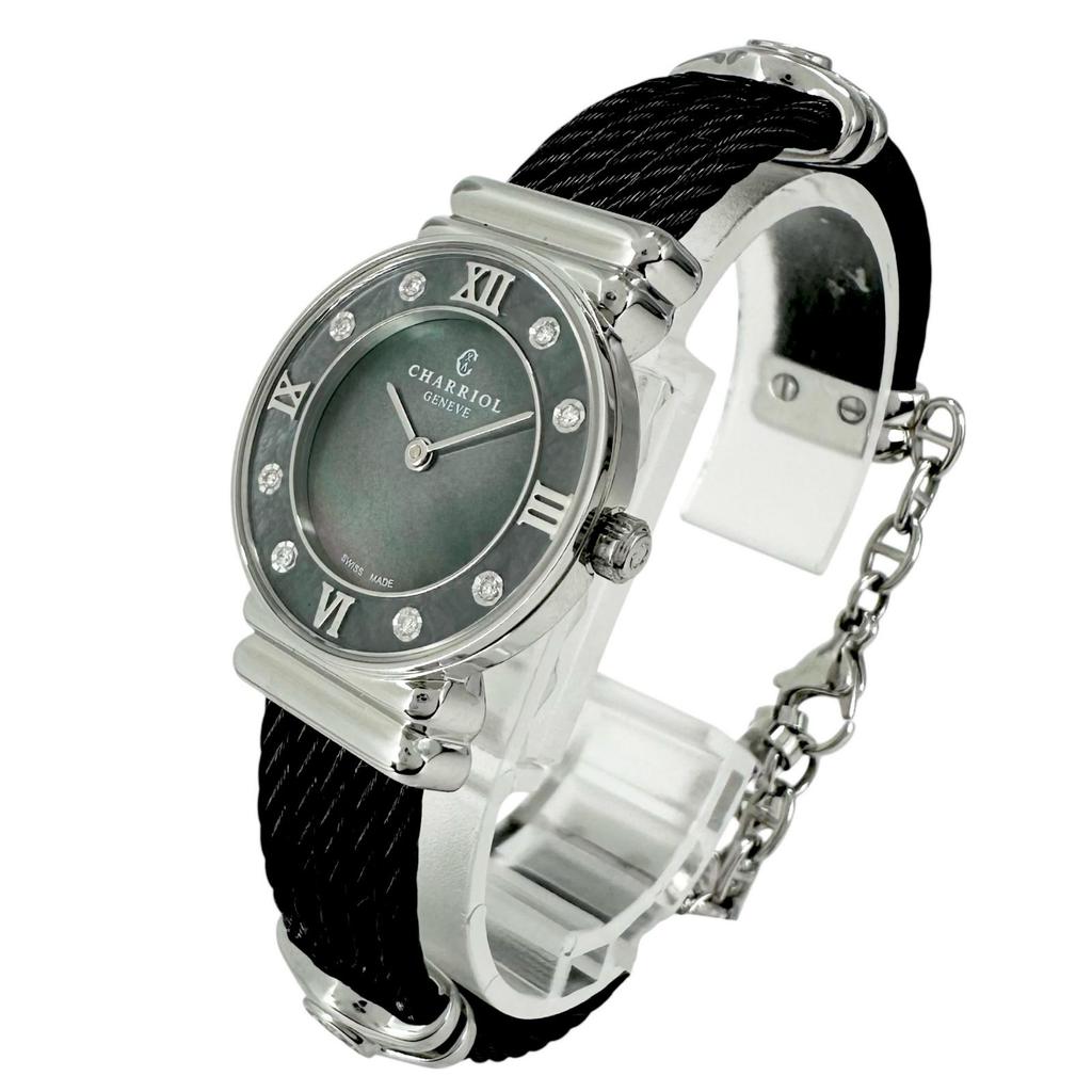 CHARRIOL Saint Tropez ST028.3 Watches quartz blackDial Women used