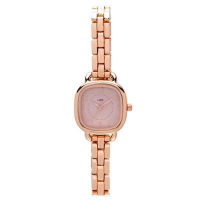 Fieldwork Analog Water Resistant Metal 8mm Pink WP PPI Women's Watch, (3 ATM), Band, Wide, Gold/Pink, ST324-4