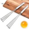 Stainless Steel Wave Bead Whisk Set 10 Inch 12 Inch Rust-proof Comfortable Handle Easy-carry Manual Whisk Kitchen Baking Tools