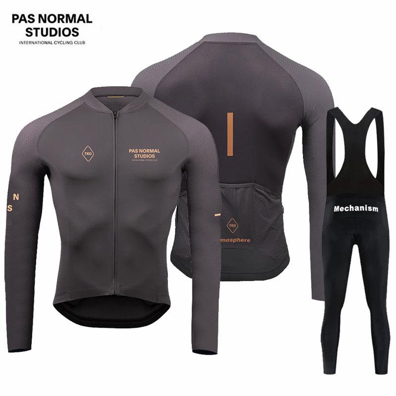 Cross-border Special PAS Long-sleeved Cycling Clothes Spring and Autumn Quick-drying Breathable Road Bike Clothes Mountain Bike Clothes Men's PNS