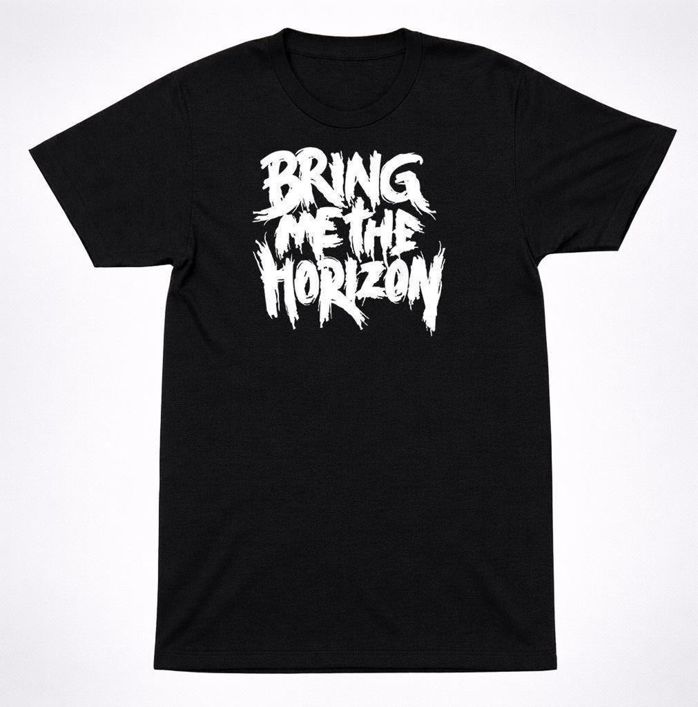 BMTH Bring Me The Horizon Scratch Metal T-Shirt: Aggressive Band Art - Baumwollstoff, Unisex-Passform, Kleidung für Heavy-Music-Fans