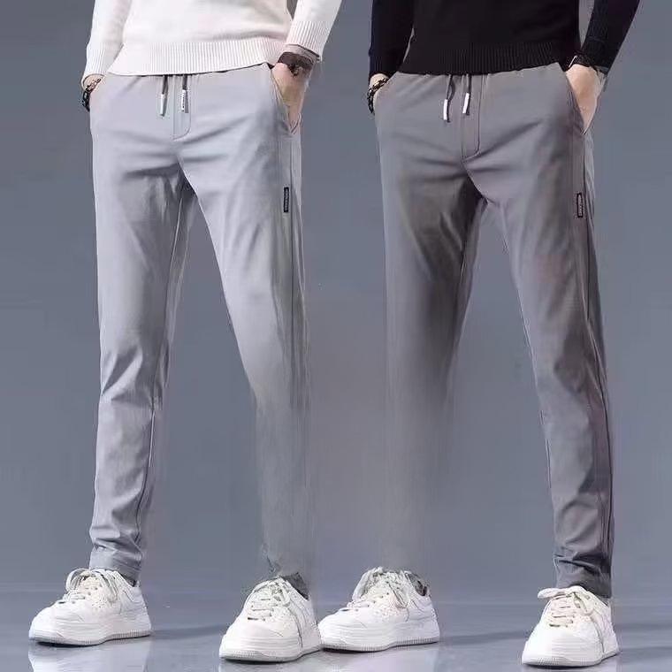 Men's Plus-Size Velvet & Thick Sweatpants - Autumn/Winter Casual Large-Size Trousers