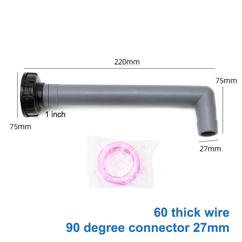 Ibc Tank Adapter Valve Fittings S60*6 Coarse Thread To 1/2 3/4 1" Water Tank Connectors Garden Hose Faucet Accessories