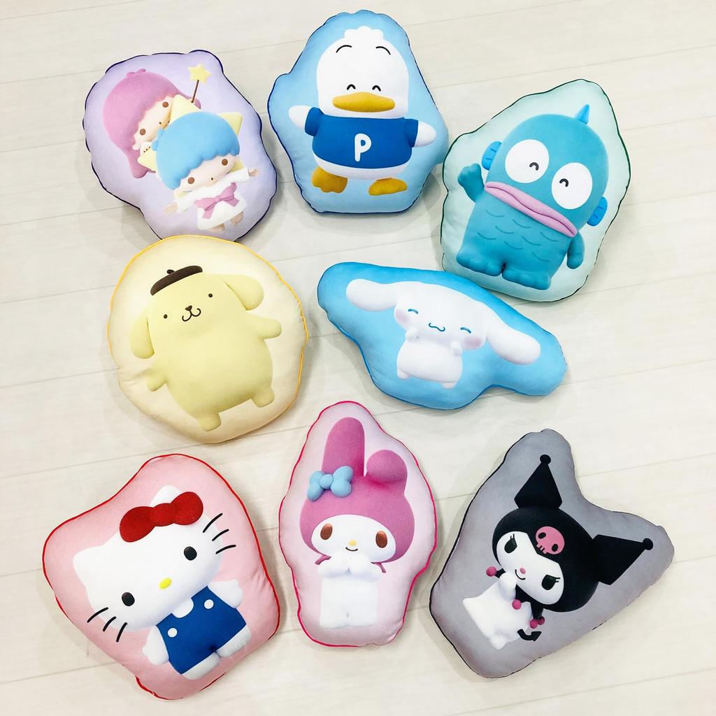 MORIPiLO Body Sanrio Characters Cinnamoroll Cinnamon Micro Plush Nap by Morishita Makura Pillow, (Die-Cut Cushion), Skin-Friendly Fabric, Toy, Pillow,