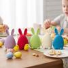Œuf de Pâques Lapin de Pâques Figurine Œuf de Pâques Multicolore Lapin de Pâques Fournitures de Festival