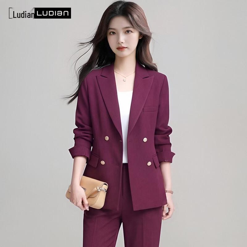 Women's Elegant Double-Breasted Blazer