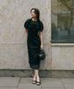 Lamerei Sheer Balloon Dress[Lmbfsu25Dr5809]-Black