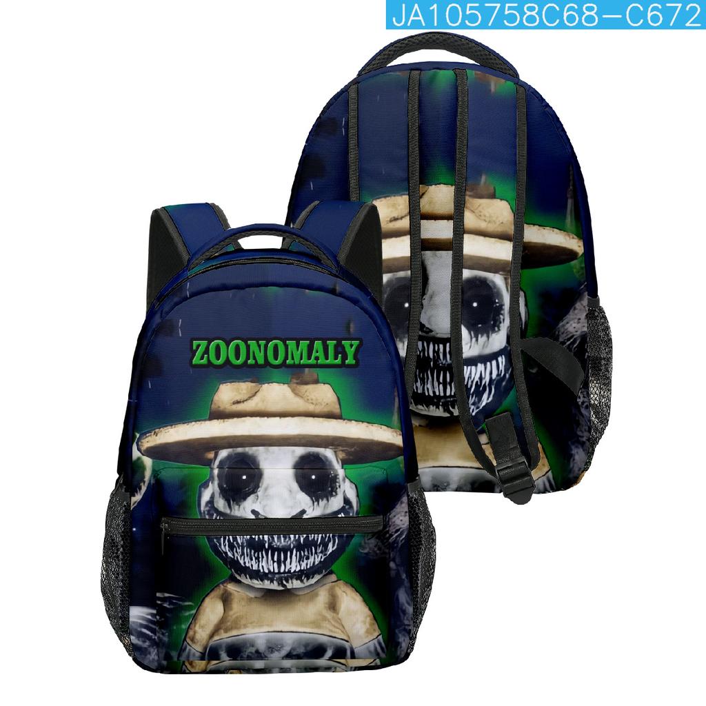 Cartoon Popular Funny Zoonomaly student Bookbag Notebook Backpacks 3D Printed Oxford Waterproof Boys/Girls Travel Backpacks