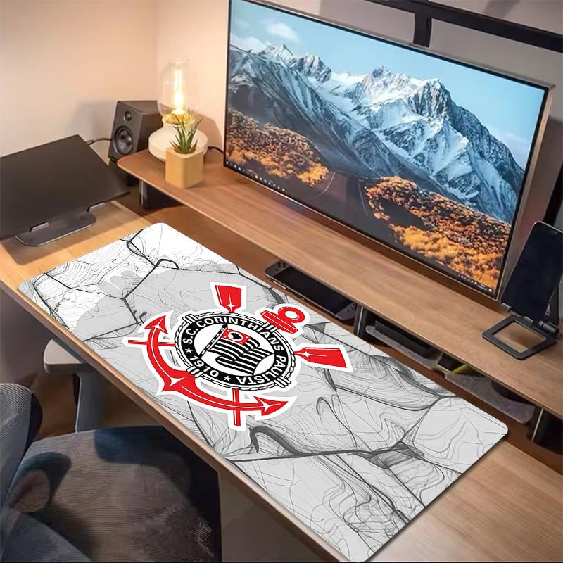 SC Corinthians Paulista Print Cushion Non-slip Laptop Tablet Big Mousepad XXL Mat Mini PC Playmat With Lock Edge