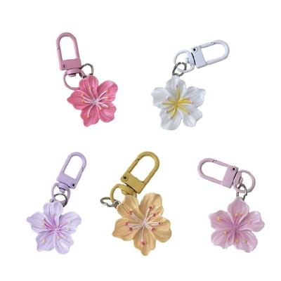 Portachiavi Elegante Ciondolo Fiore per Borsa Portatile Accessorio Moda Fascino Unico per Borsa Texture Acrilica per l'Uso Quotidiano