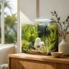 Natural Look Fish Hiding House Plastic Betta Shelter Fish Tank Hideaway  Office Decoration