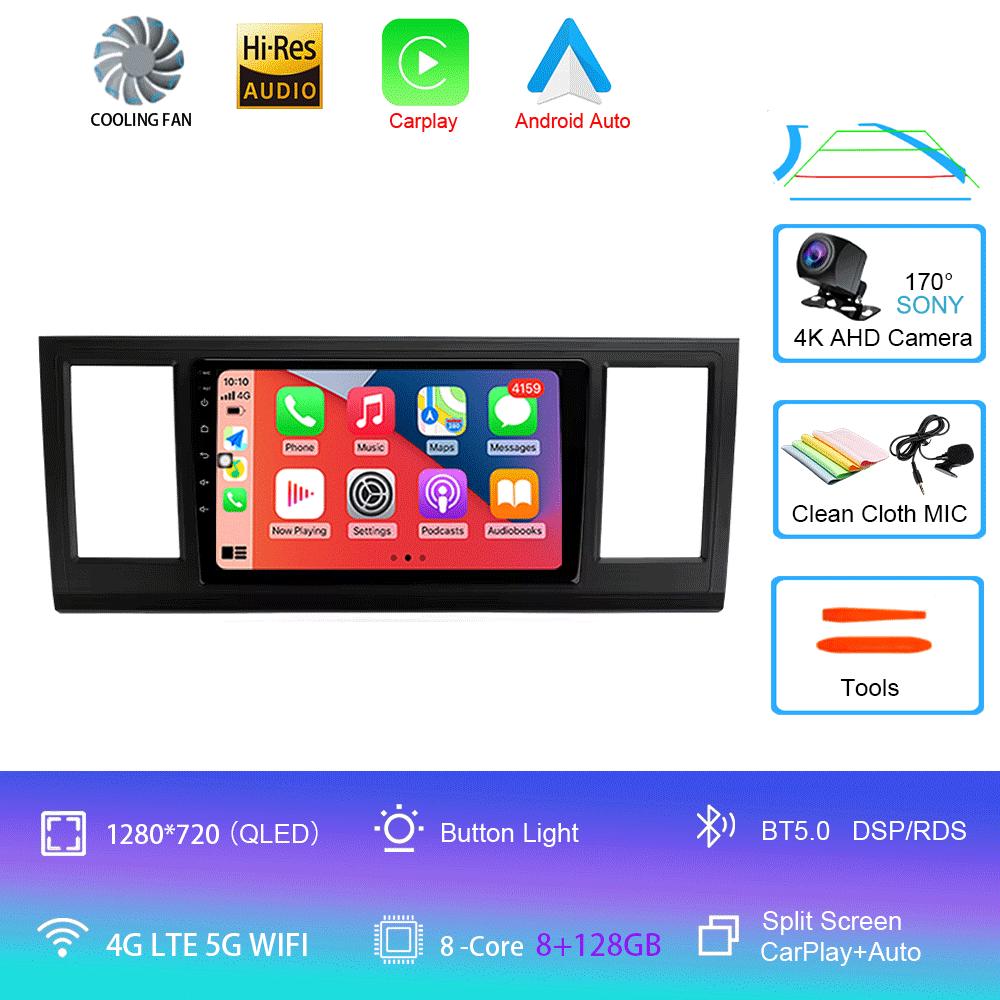 Radio Auto Android 14 Carplay Auto Player Multimedia Pentru Volkswagen Caravelle 6 T6.1 T6 2015-2020 Autoradio Stereo 2din Unitate Principală