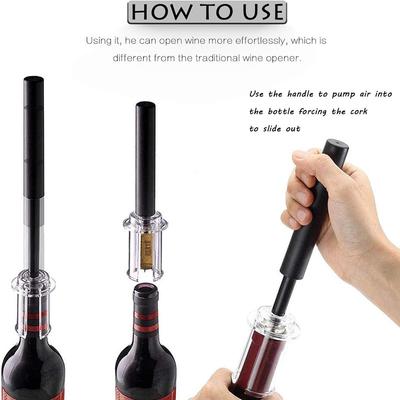 Pressure Air Corkscrew Pressure Vacuum Wine Corkscrew Magnetic Bottle Opener Corkscrew for Wine Wine Bottle Opener KPQ003