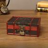 Wooden Storage Antique Box With Lock For Jewelry Cosmetics Decorations Home