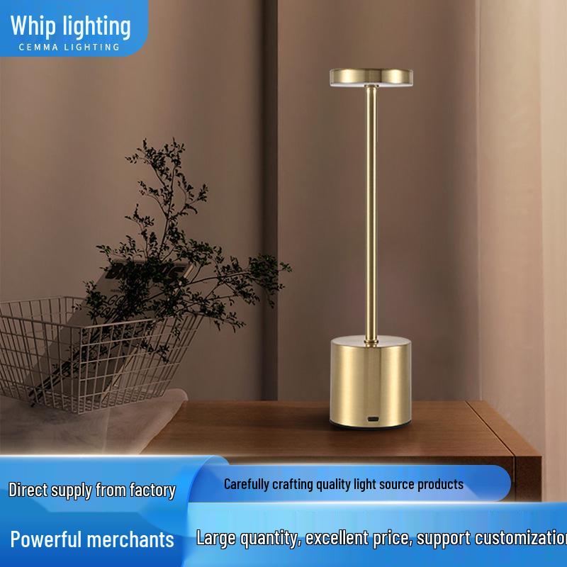 Luxury I-Shaped Decorative Touch Night Light for Bedrooms and Bars