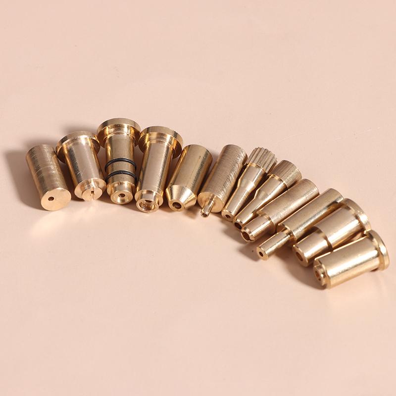 1Pc Reusable Brass Nozzle Head Refill Butane Gas Adapter Inflatable Head For Various Lighter Brands Filling