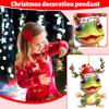 2D Christmas Decoration Pendant Christmas Tree Tag Theme Party Crafts Ornament