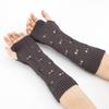 Elastic Hollow Out Loose Gloves  Half Finger Sleeves  Streetwear