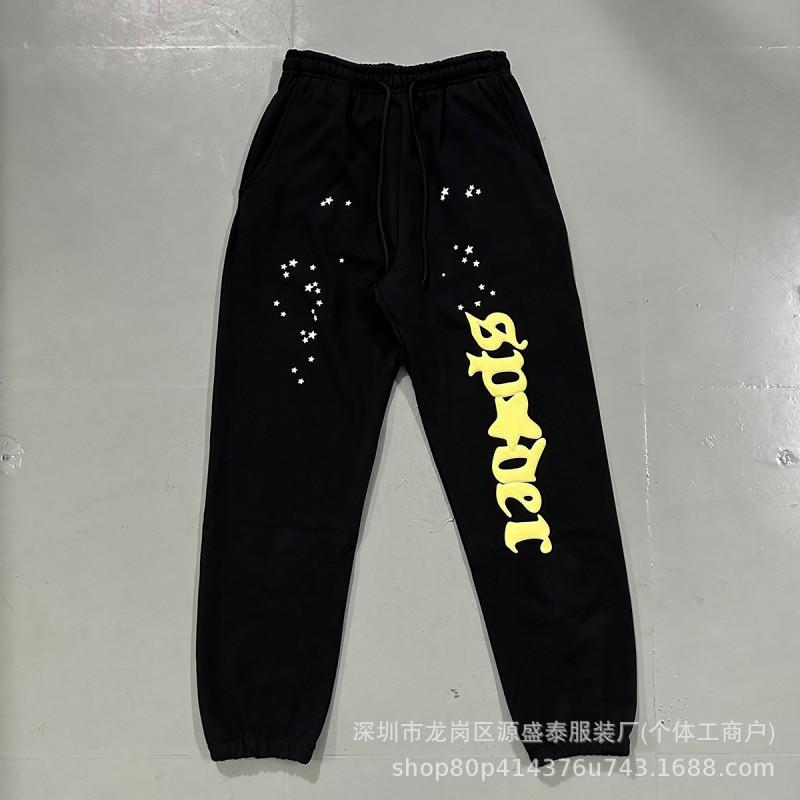 2026 Unisex 555555 Mesh Foam Print Hip Hop Loose Heavyweight Fleece Hooded Sweatshirt