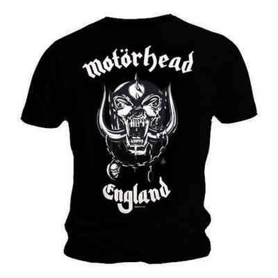 Motorhead England Black Tee Everything Louder Lemmy Unisex T-Shirt