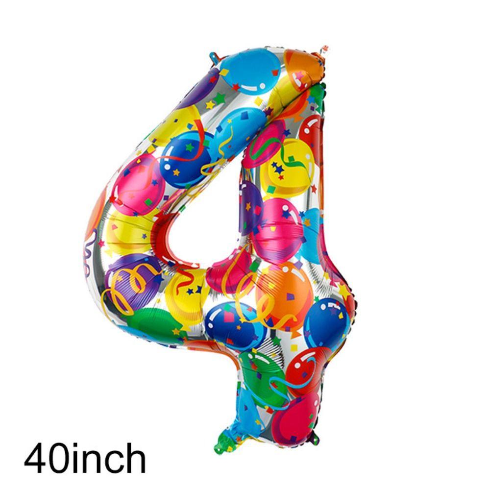 Giant Colorful Number Foil Balloons 40 Inch Party Decorative Number Balloons Wedding Party