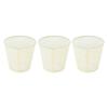 3Pcs Lampshades Hand Crafted Natural Linen Stylish Dustproof Barrel Chandelier Shades For Table Lamps and Floor Light