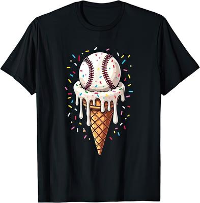 Baseball Eiscreme T-Shirt