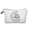 Women Flower Print Cosmetic Bag Toiletries Organize Travel Storage Case 6778