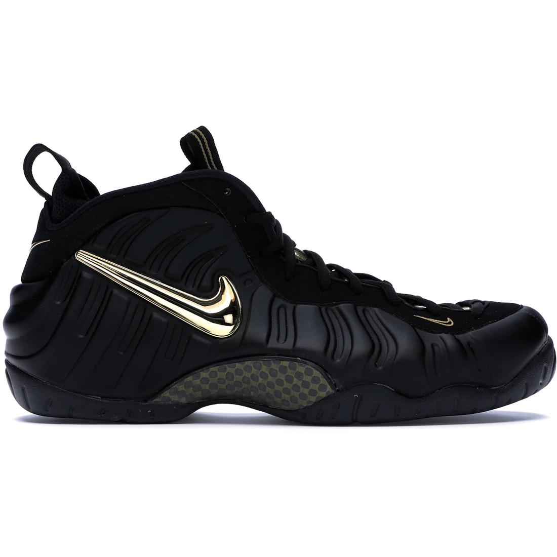 

Кроссовки Nike Air Foamposite Pro Черный Металлический Золотой(624041-009) 44