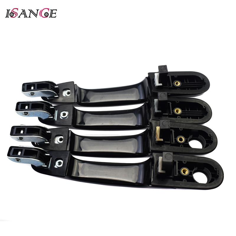1 Pcs Black Front Rear Left Driver or Right Passenger Exterior Car Door Handle For Hyundai Tucson 2006 2007 2008 2009 2.0L 2.7L
