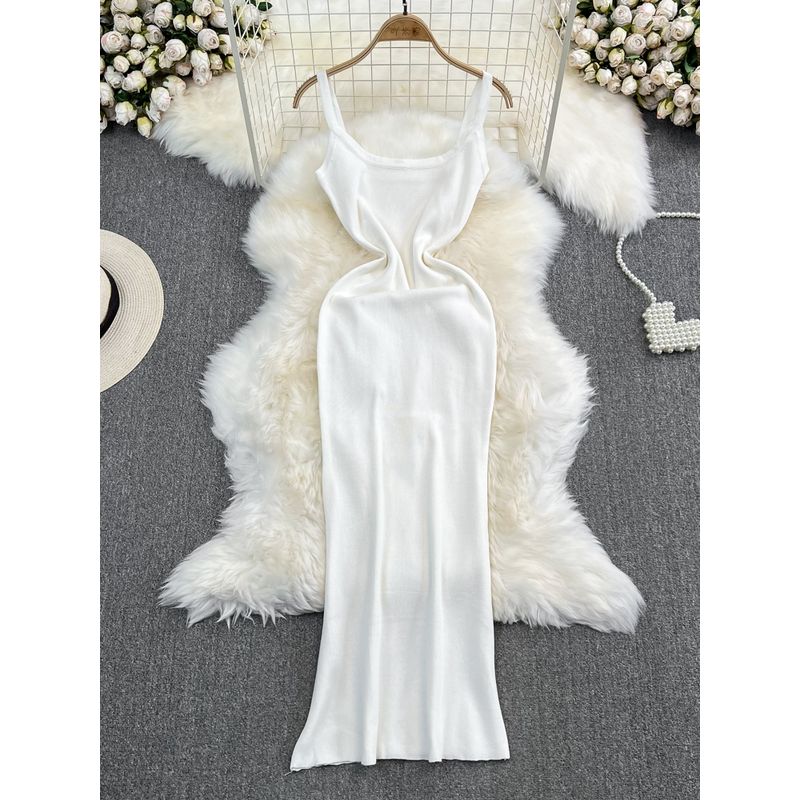 Adult Lady Like Woman Summer New Arrival Temperament Waist-Controlled Fishtail Suspender Skirt