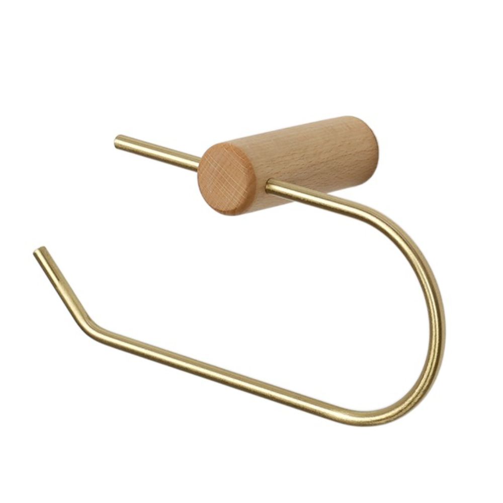 

Держатель для салфеток из дерева, держатель для туалетной бумаги, настенная полка для рулонов бумаги, кухонное хранилище, латунная креативная винтажная вешалка для полотенец, кухня цвет старого дерева