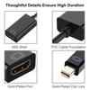 Mini DP To HDMI-compatible Adapter Cable 4K@30hz Mini DP Male to HDMI-compatible Female Converter for Apple MacBook Air Pro