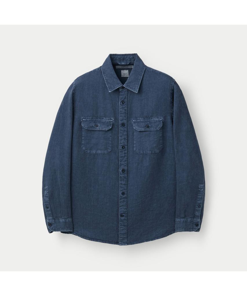Silijeu Linen Dyed Shirt Sasfm26511Bux