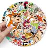 Crayon Shin-chan Dress-Up Stickers: 50 Cute Japanese Anime Decorations for Water Cups, Phone Cases, and Tablets