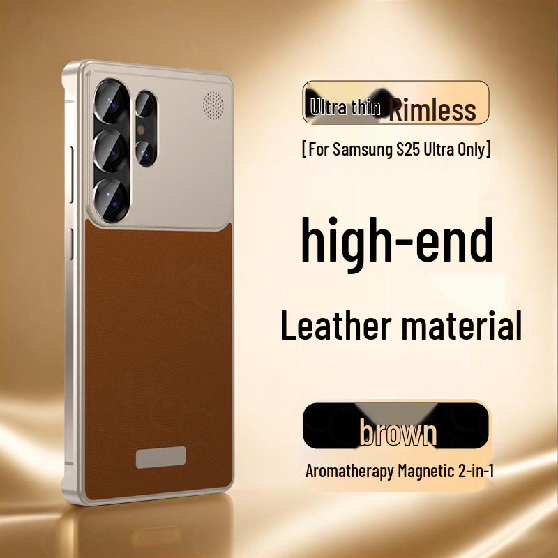 

Samsung S26 Ultra Magnetic Leather Protective Case - Light Luxury Design Samsung S24Ultra