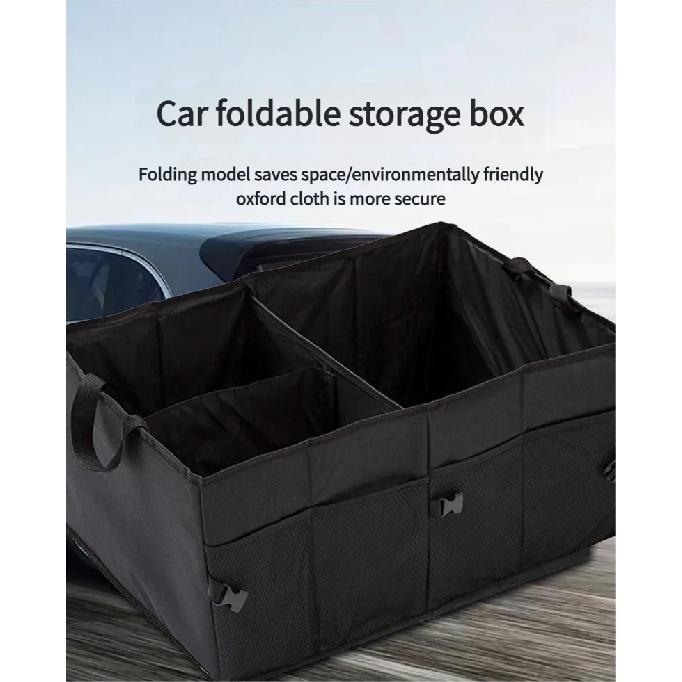 Environmentally Friendly Foldable Large Capacity Car Trunk Storage Box Wear-resistant And Waterproof Suitable For Car SUV Trunk