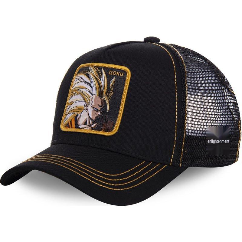 Dragon Ball Goten & Master Roshi Anime Snapback Cap - Unisex Hip Hop Trucker Hat