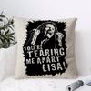 The Room TTommy Wiseau Cushion Cover Breathable Linen Pillow Cover SkinFriendly Home Decor Pillowcase with Hidden Zipper