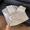 New 71 * 71cm Korean version small square scarf women's silk scarf spring and summer thin sunscreen scarf neck protection tied bag headband scarf