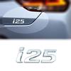3D ABS Letter I20 I25 I30 I35 Ix35 Logo Car Rear Trunk Decal Emblem Badge Fender Sticker Tucson Solaris Elantra