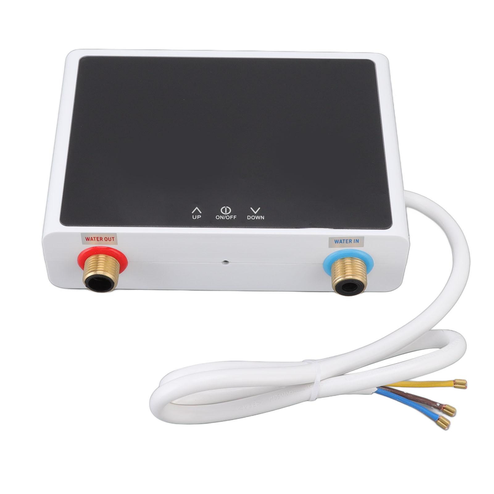 

Electric Water Heater Instantaneous Digital Display 5500W Thermostatic Remote Water Heater for Kitchen 220V
