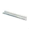 Mahjong Push Ruler Transparent with Edge Wave-Shaped