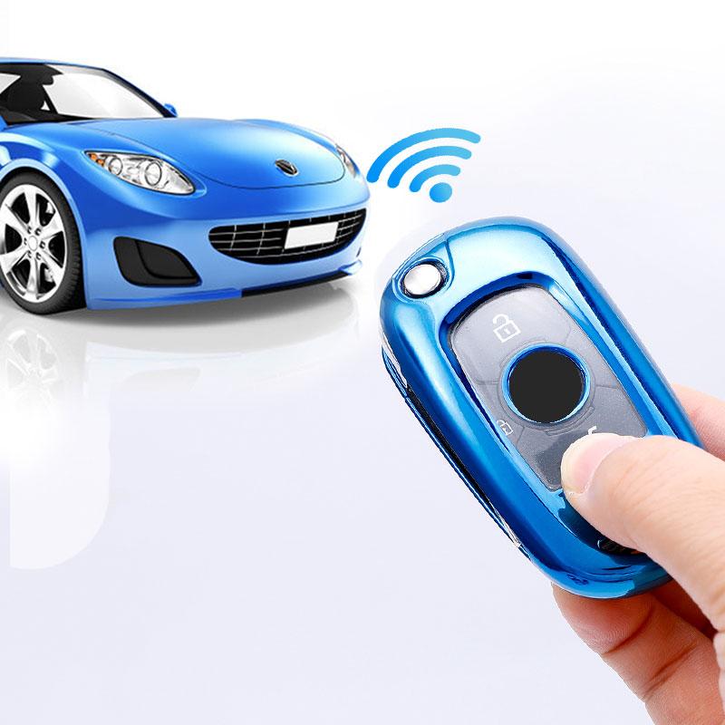 Husă moale TPU pentru chei auto Buick VERANO ENCORE GX GL6 2018 - pentru breloc Opel Vauxhall Astra K Corsa E