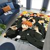 1pc Anime Cartoon Design Haikyuu!! Karasuno High School Volleyball Club Chair Mat Non-Slip Carpet for Office Home Decoration Living Room Bedroom Game