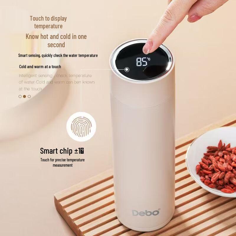 Debo Eto o 480ml Smart Temperature Display 316 Stainless Steel Insulated Bottle