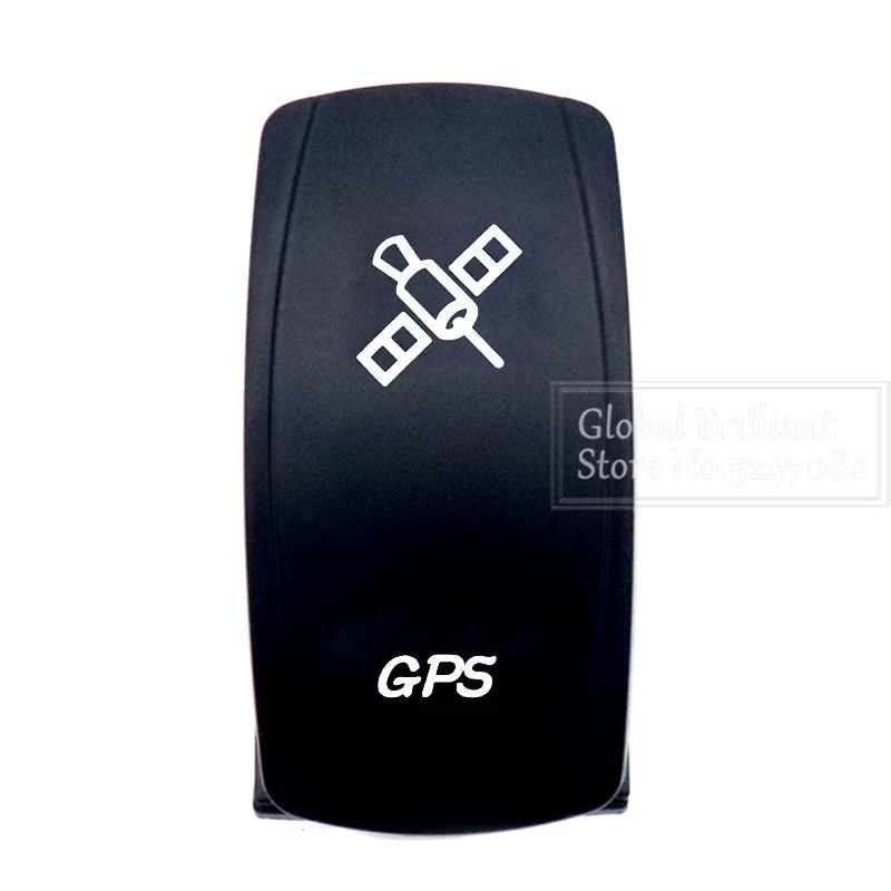 For Car Truck Marine 12V/20A 24V/10A Boat Rocker Switch Toggle 5Pin SPST / 7Pin DPDT ON-Off Switch with LED Light